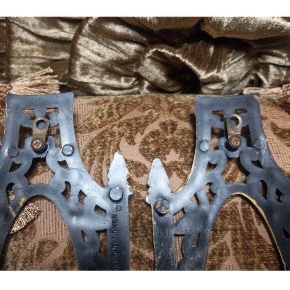 1965 Vtg. Homco MCM Ornate Wall Sconce Candle Holder Set - Picture 11 of 16